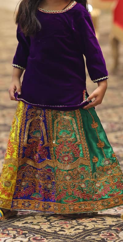 lehnga for mehandi