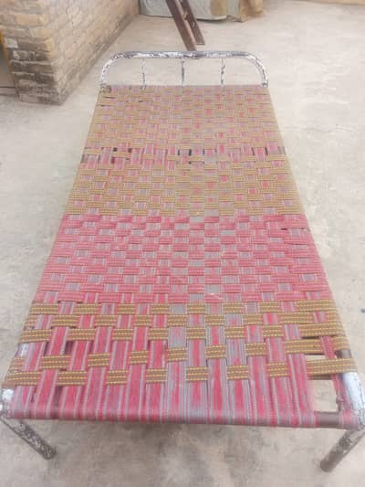 Iron bed charpai