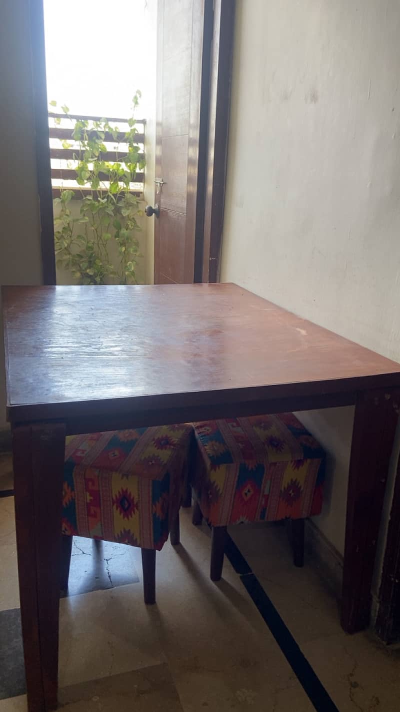 Dinning table with stool 1