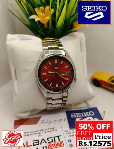 Seiko 5 Citizen Orient Automatic Pre-Owned watch Japan 03161737353