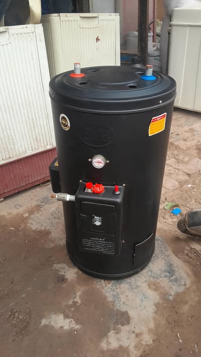 electric and gas water geyser