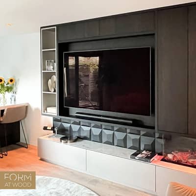 Media wall paper Wallpaper sheet vinyl & wood flooring ceiling Wpc