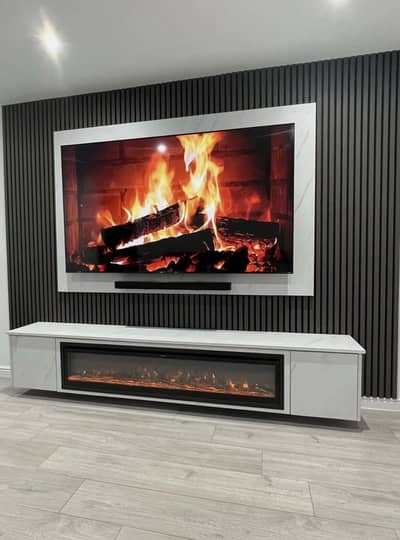 Media wall paper Wallpaper sheet vinyl & wood flooring ceiling Wpc