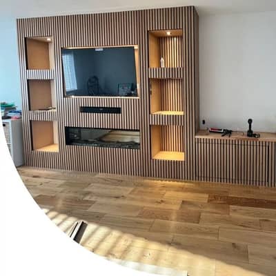 Media wall paper Wallpaper sheet vinyl & wood flooring ceiling Wpc