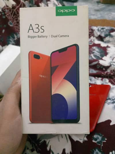 Oppo A3s with box