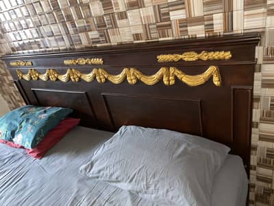 Woden King size bed