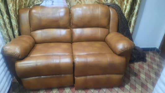 5 seater leatherite Recliner for sale home used