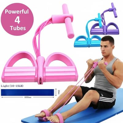 Double Pull Rope Body Trimmer – Pedal Resistance Exerciser