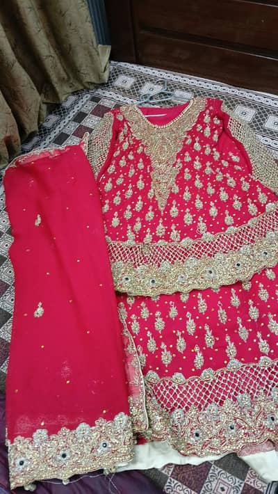 heavy work bridal lehngaa