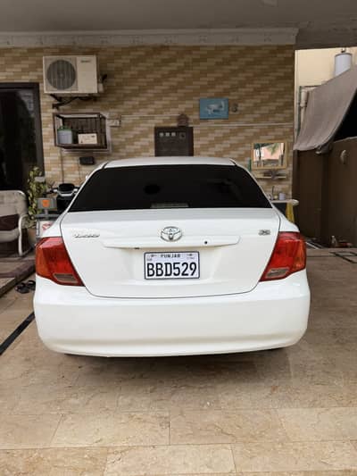 Toyota Axio X 2007 White - 1.5L Original Engine, Non-Accidental