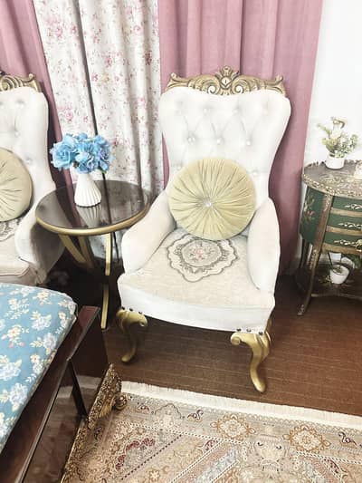 new bed room chairs hard wood 