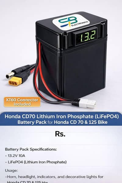 Bike battery Honda CD 70 125