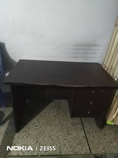 office table big size with three daraz