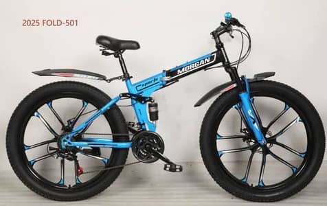 New Morgan Foldable Bicycle Imported box pack new model 2026 Fat tyres