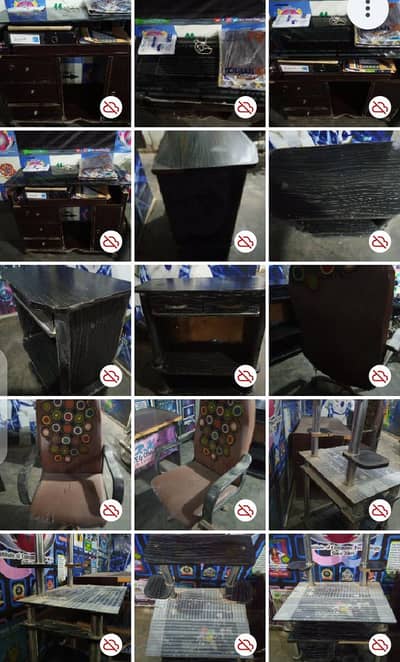 Mix Furniture (Tables, bench, Chair, Fans and others)