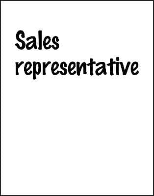 Sale Representative For Perfume