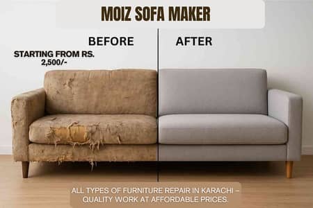 L shape sofa / sofa set / sofa repair / fabric change / sofa poshish