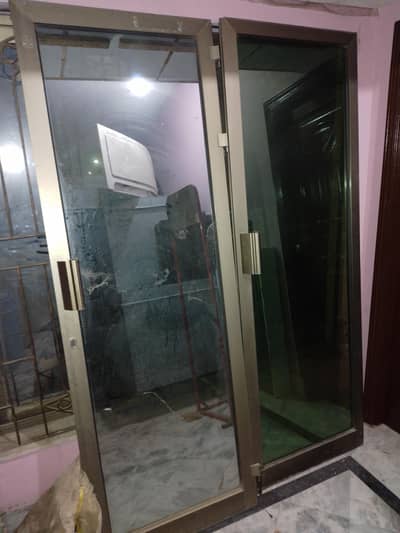 aluminium  mirror door for sake