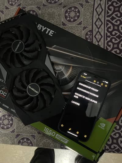 Gigabyte Windforce OC 1650 Super 4GB (1st Owner)