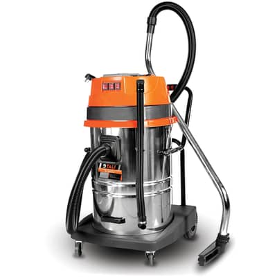 industrial High Power 3 Motor Wet & Dry Vacuum Cleaner 80 Ltr Dust