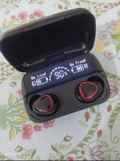 M10 TWS Airbuds|HD Display Percentage Class|Touch sensor|Sport Devices