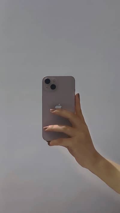 iPhone 14 in purple with box