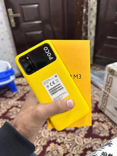 poco m3 6gb 128gb dual official pta with box exchange possible