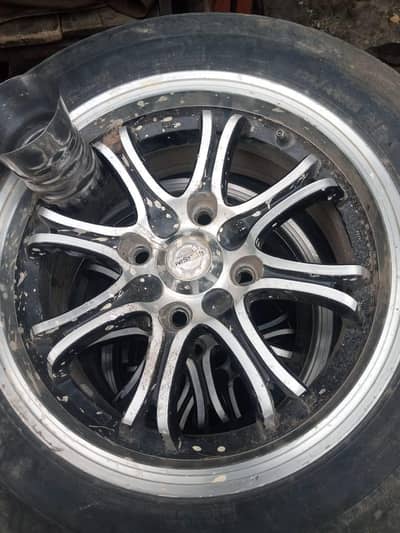 alloy rim tyres