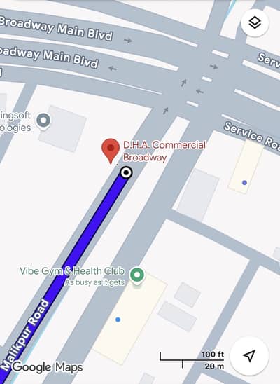 Prime 4 Marla Commercial Plot for Sale DHA Phase 8 Broadway, B Block