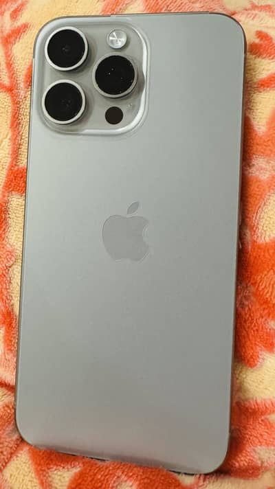 IPHONE 15 PRO MAX. PTA APPROVED . PHYSICAL +E SIM