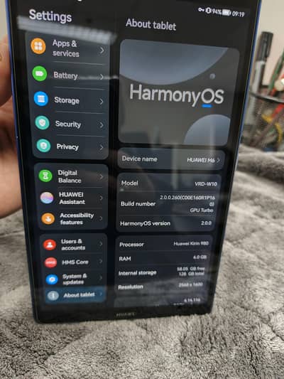 Huawei MediaPad M6    6/128