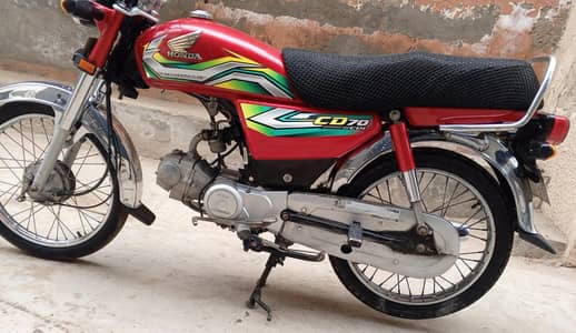 Honda cd70 punjab nmbr urgent sale