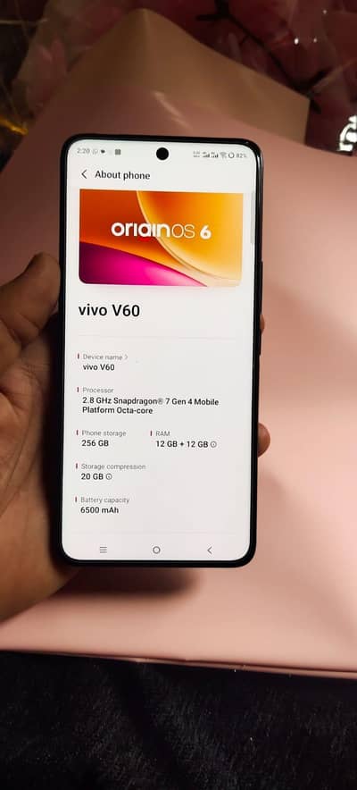 VIVO V6O 5G 12 256 FULL PACKING