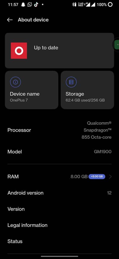 one plus 7 exchange possible