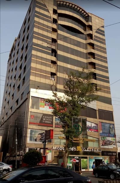 Front Shop Facing MM Alam Road Gulberg Is For Sale