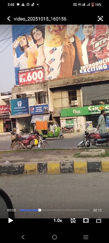 Independent Shop Double Storey with Roof for Sale At Akbar Chowk Faisal Town