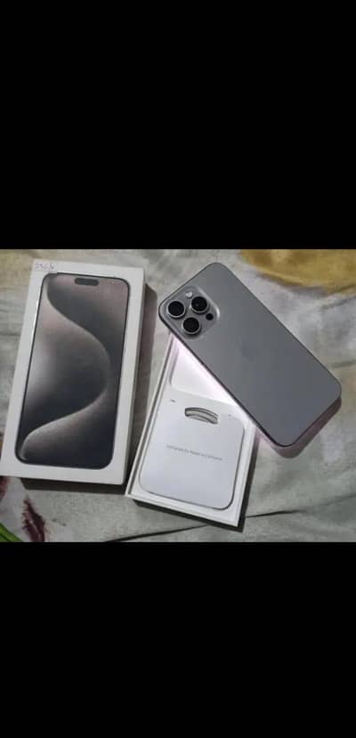 I phone 15 pro max  pta proved