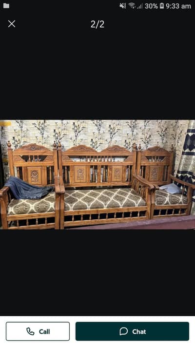 sofa set wood