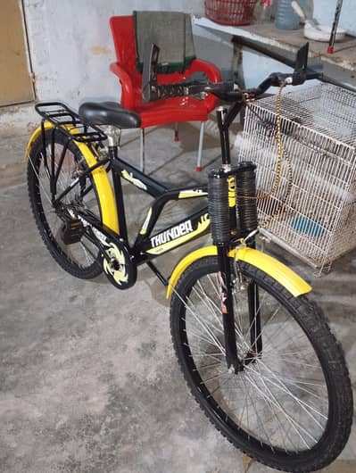 imported Cycle with disk brakes and gare and shocks 20 inches