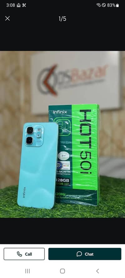 infinix hot 50i 6 128 4 months use only