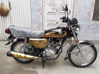 Honda CG 125 self start gold edition 7000km driven