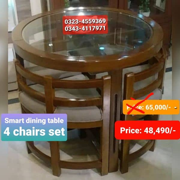 Dining table / Smart dining table / round table dining set / table 5