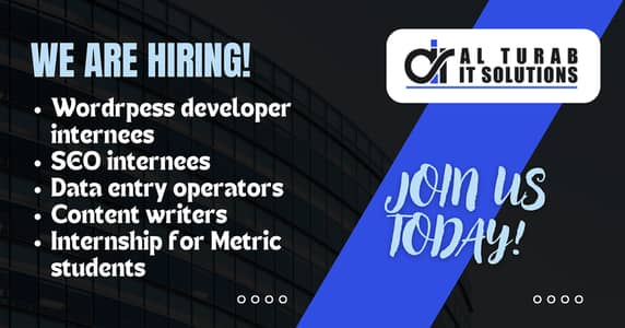 Hiring WordPress Developers & SEO Internees
