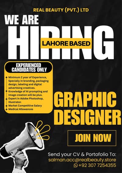 Hiring Professional Graphic Designer