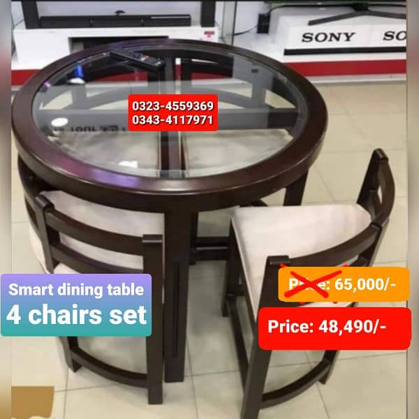 Dining table / Smart dining table / round table dining set / table 18