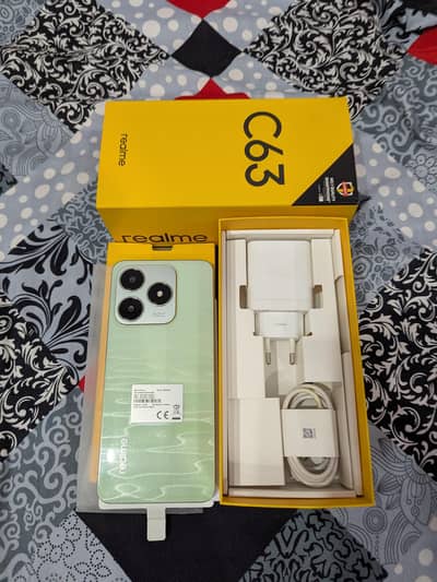 Realme C63 (6+6/128 - jade green colour )