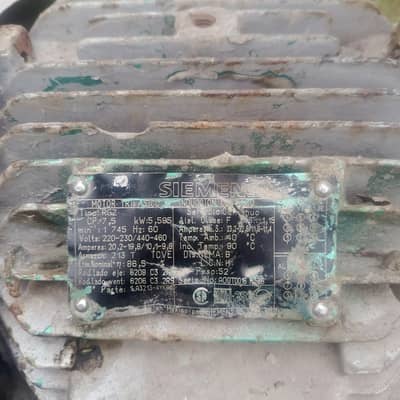 monoblack 7.5 ho 3 faz Siemans motor 1745 RPM