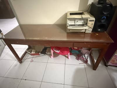 Two person study table with two chairs