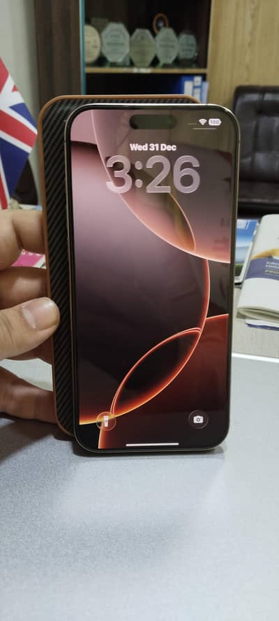 Iphone 16 Pro Max Desert Titanium| HK dual P|100% Health | 246 cycles