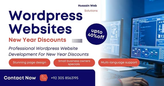 New Year 2026 Special | Professional WordPress Website Developer